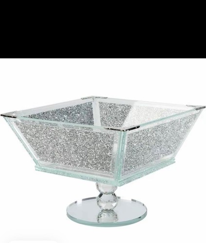 Crushed diamonds silver fruit - silver,