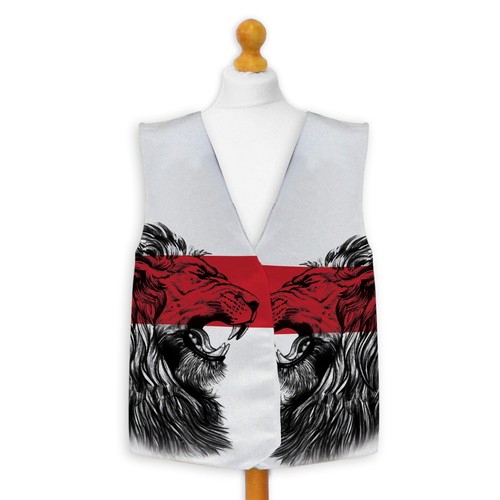George cross lion sketch - st,