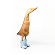 DCUK Lg Welly Ducklet Spotty