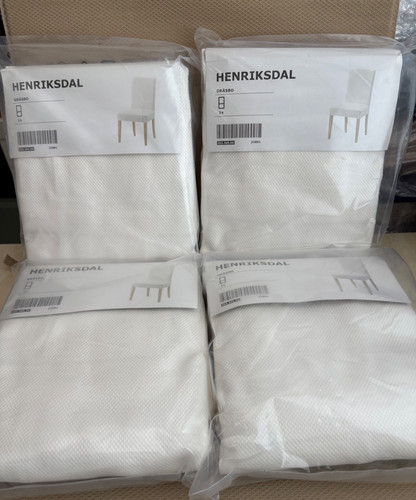 Ikea henriksdal white chair - ikea,