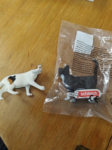 Schleich cat pair - schleich,