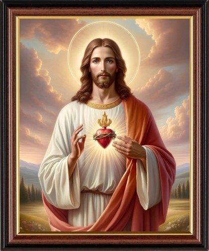 The sacred heart jesus - sacred, of