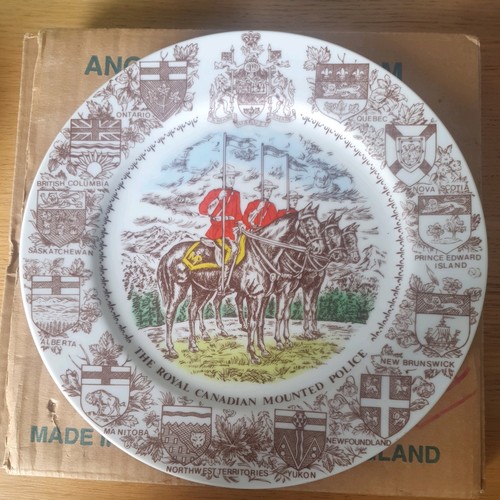 Rcmp commemorative plate - commemorative,