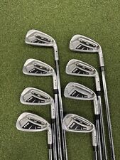 PING I20 IRONS. RIGHT HANDED. 3-PW. STIFF STEEL SHAFTS.