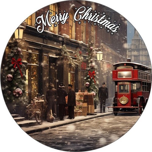 Christmas vintage london cake - london,
