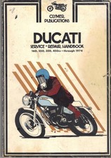 DUCATI 160,250,350,450,SINGLE,MONZA,GT,MK3 D,DESMO,CLYMER MANUAL 1964-1974