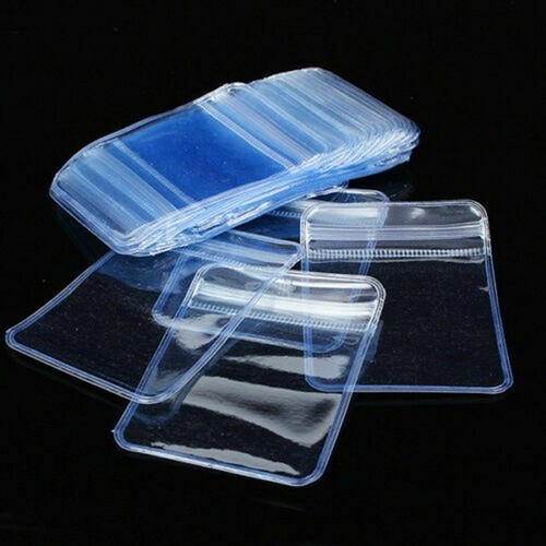 Clear grip seal coin bags - clear,