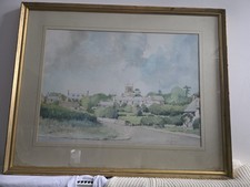 Jeremy Barlow Watercolour 1975 PYTCHLEY Original Art Painting