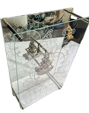 Nextime Fantome Modern Glass & Mirror Clock