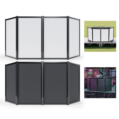White black dj - 25",