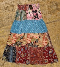 Ladies Boho Silk Skirt By