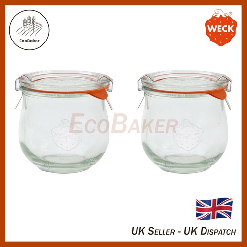 Weck 746 370ml storage jar - x2,