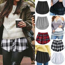 Women Mini Shirt Skirt