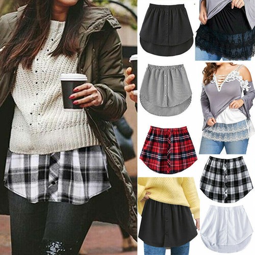 Women mini shirt skirt - women,