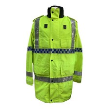 Hi Vis Jacket Waterproof Rain Coat Security Dog Handler HVPC02B