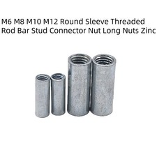 Round Sleeve Threaded Rod Bar