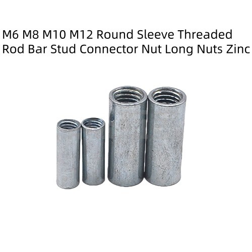 Round sleeve threaded rod bar - round,