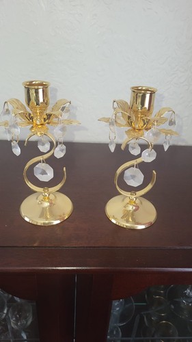 Pair crystal temptations - pair, gold