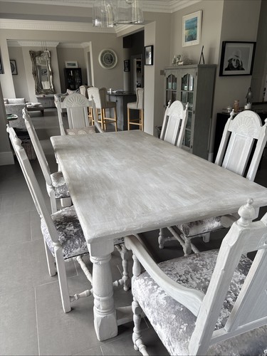 Oak table and - table, set