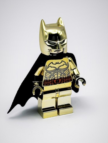 Lego chrome gold plated - gold, batman