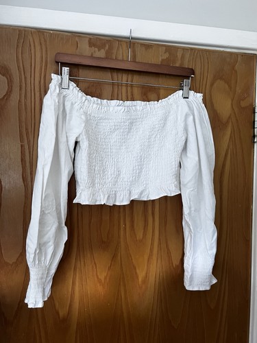 Zara cotton ruffled shoulder - zara,,