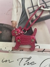 Radley Pink Leather Dog Tag /