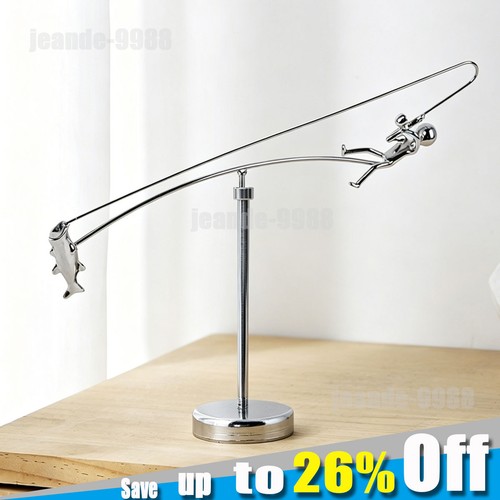 Kinetic fishing sculpture - kinetic,