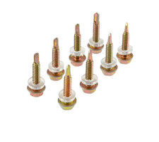 FIT MERCEDES-BENZ Bronze Tone Hex Head 5mmx9mm Self Drilling Tapping Screw Faste