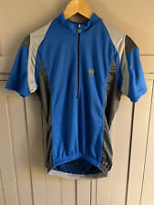 Campagnolo Challenge men's vintage cycle jersey | Blue/Grey | Small |