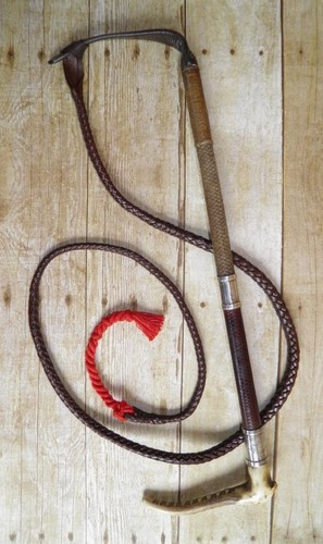 Antique ladies hunting whip - antique,