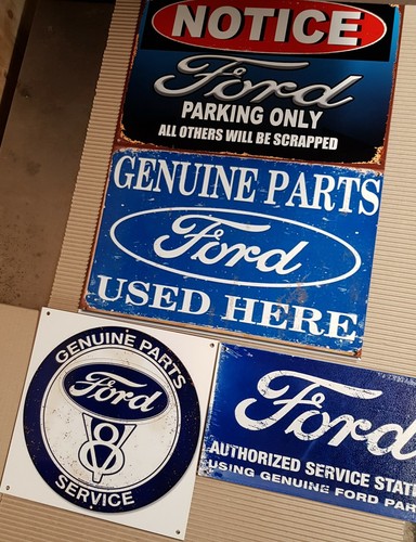 Ford metal signs selection of - metal,