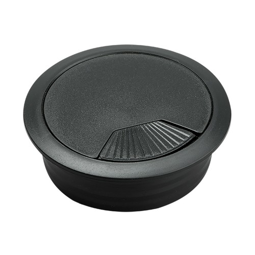60mm black plastic - black, cable