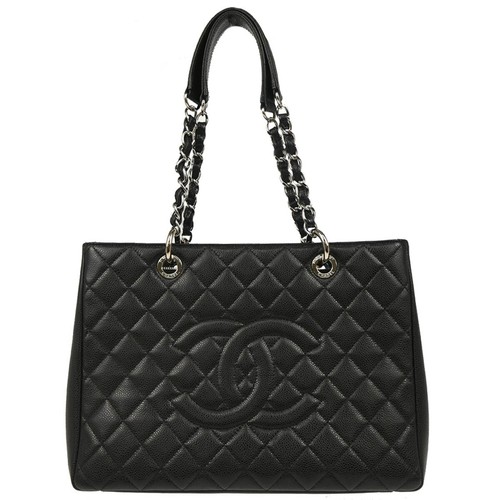 Chanel black calfskin grand - chanel,