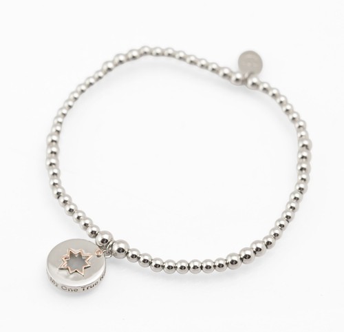 Clogau silver affinity beaded - silver,