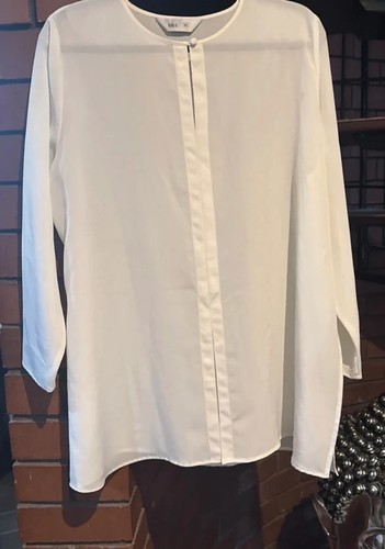 Cream tunic style blouse - , size
