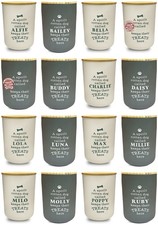 PRICED TO CLEAR - History & Heraldry Pre-Personalised Dog,  Treat Jar, Container