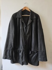 Vintage leather car coat Vroom