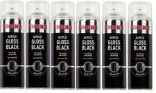 6x Simoniz Large Gloss Black