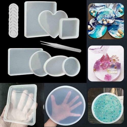 Pcs resin coaster moulds - 18,