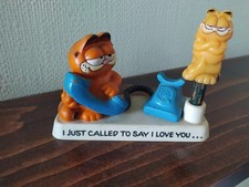 VINTAGE GARFIELD "I JUST CALLED TO SAY I LOVE YOU" DESK ITEM  by BULLY W.GERMANY