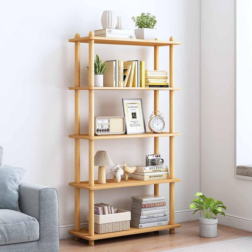 Tier wooden shelf - 5-tier,