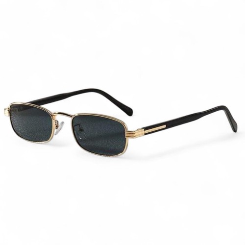 Gold rectangle sunglasses 90s - rectangle,