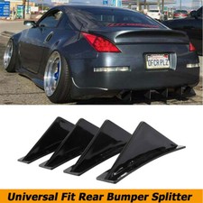4x Car Rear Bumper Diffuser