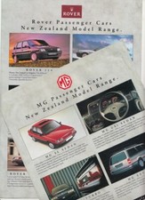 1990 ROVER and MG CARS New