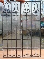 Two new leaded stained glass window panels. A1623h. DELIVERY POSSIBLE!