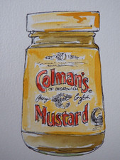 Watercolour painting Colman's