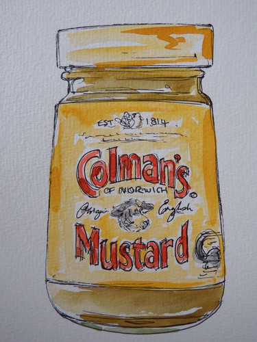 Watercolour painting colman - watercolour, colman's