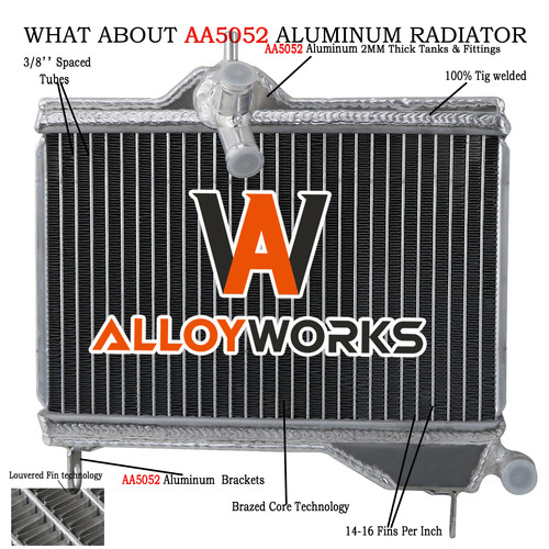 42mm radiator aluminium for - aluminium,