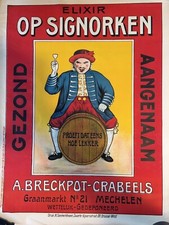 Original Vintage advertising poster - Belgian 1930/40’s - 73x56cm