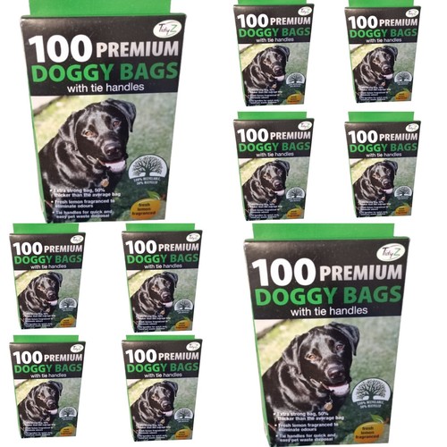 Strong dog poop bags tie - bags,